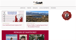 Desktop Screenshot of nantucketchronicle.com